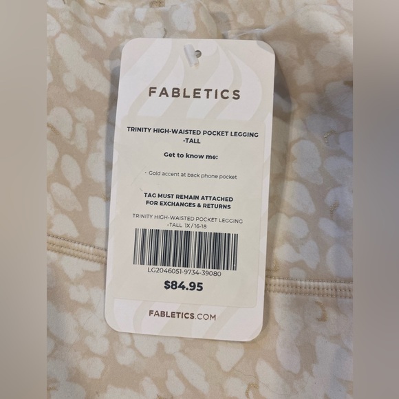 Fabletics Trinity Motion365 High-waisted Tall Leggings Size 1X - Picture 3 of 10